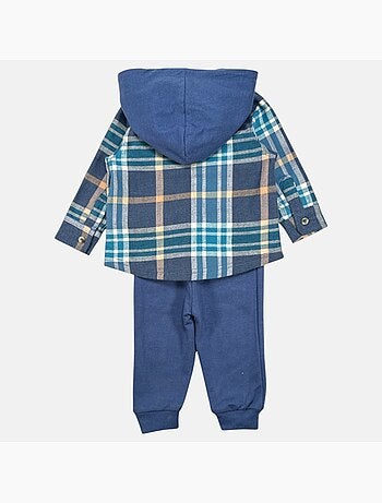 Disney - Chemise à carreaux et pantalon bébé garçon