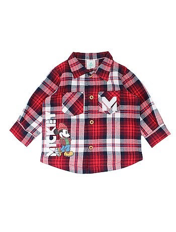 Disney - Chemise à carreaux et pantalon