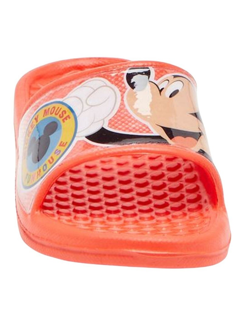 Disney - Claquette de bain Mickey Rouge - Kiabi