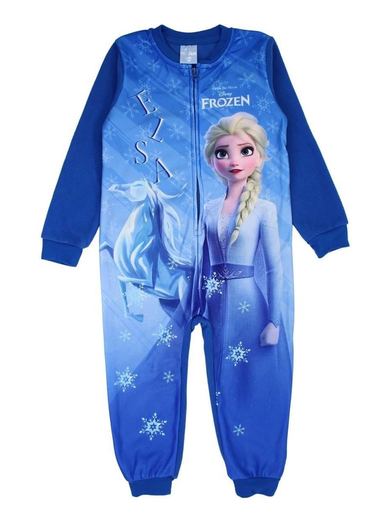 Disney - Combinaison bébé fille imprimé La Reine Des Neiges Bleu - Kiabi