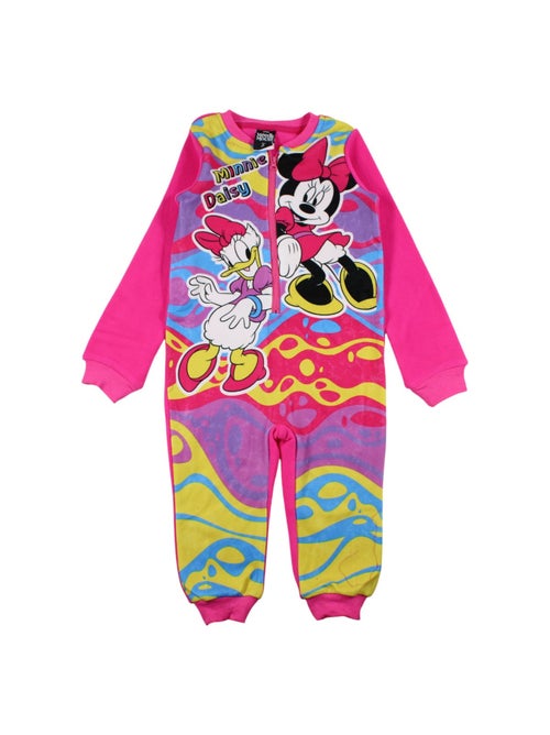 Disney - Combinaison bébé fille zippée multicolore motif personnage - Kiabi