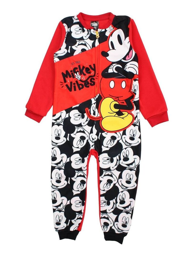 Disney - Combinaison imprimé Mickey Rouge - Kiabi