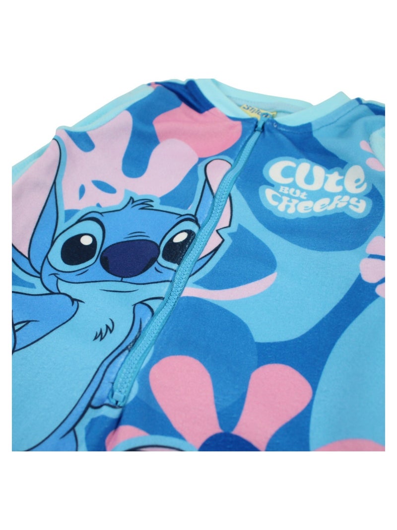 Disney - Combinaison polaire fille Lilo et Stitch Bleu - Kiabi