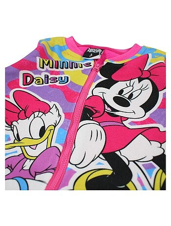 Disney - combinaison polaire zippée imprimée, manches longues