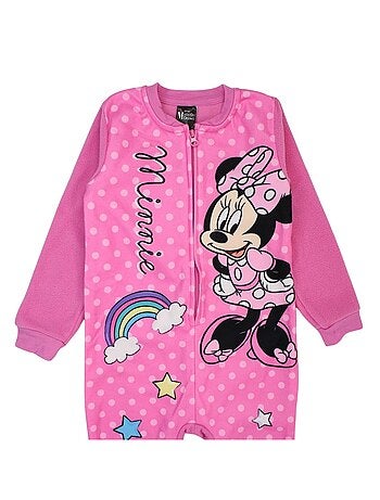 Disney - combinaison zippée imprimée à pois manches longues