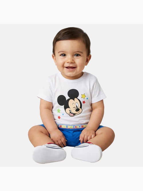 Disney - Combishort bébé avec tete personnage - Kiabi