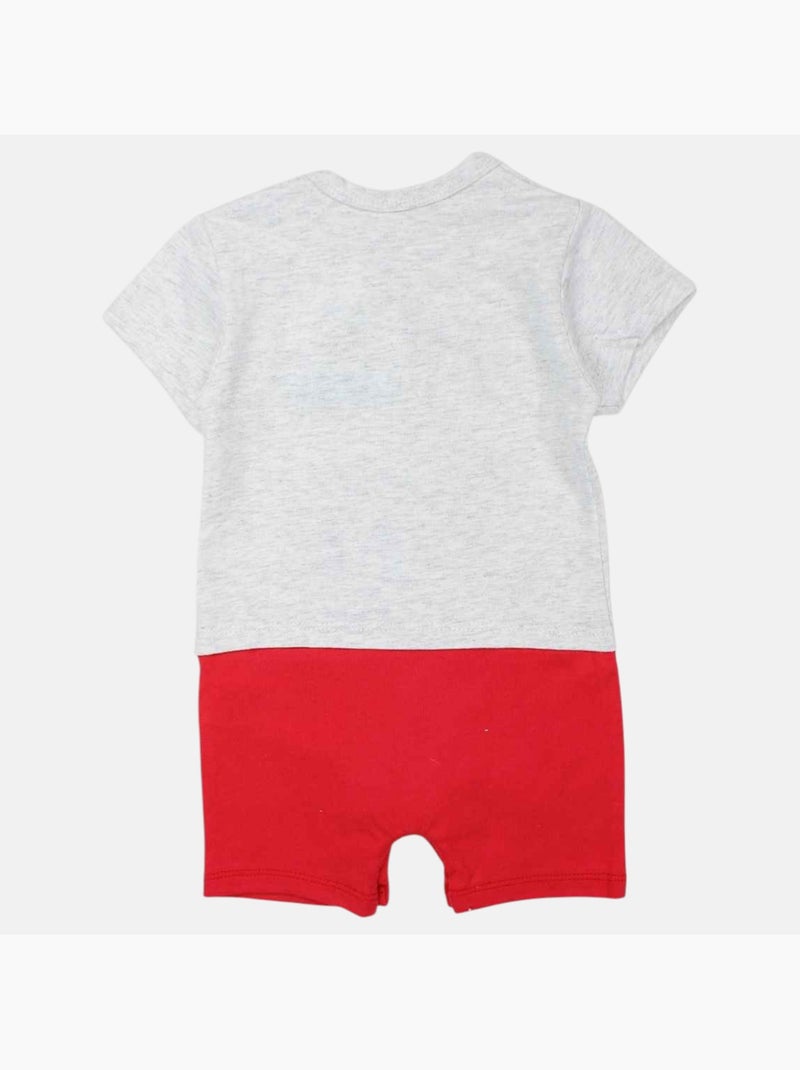 Disney - Combishort bébé avec tete personnage Rouge - Kiabi