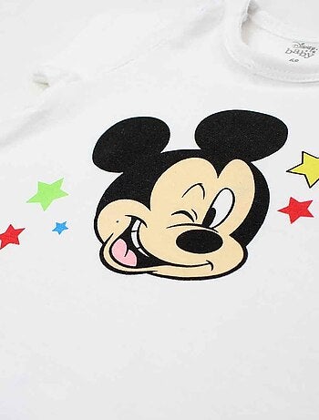 Disney - Combishort imprimé Mickey en coton