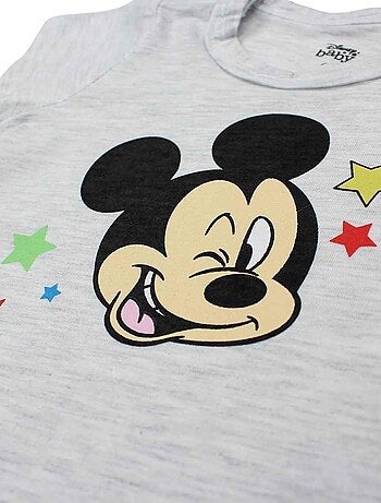 Disney - Combishort imprimé Mickey en coton