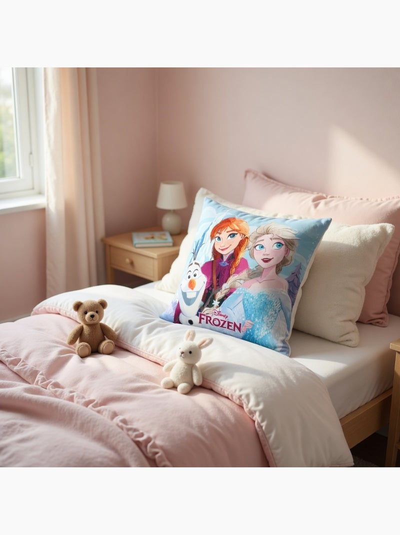 Disney - coussin carré imprimé, décoration de chambre Bleu - Kiabi