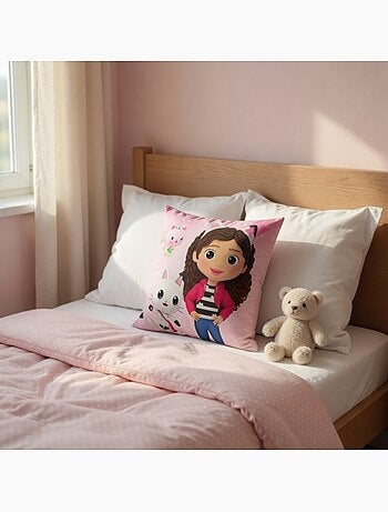 Disney - coussin carré imprimé, décoration de chambre