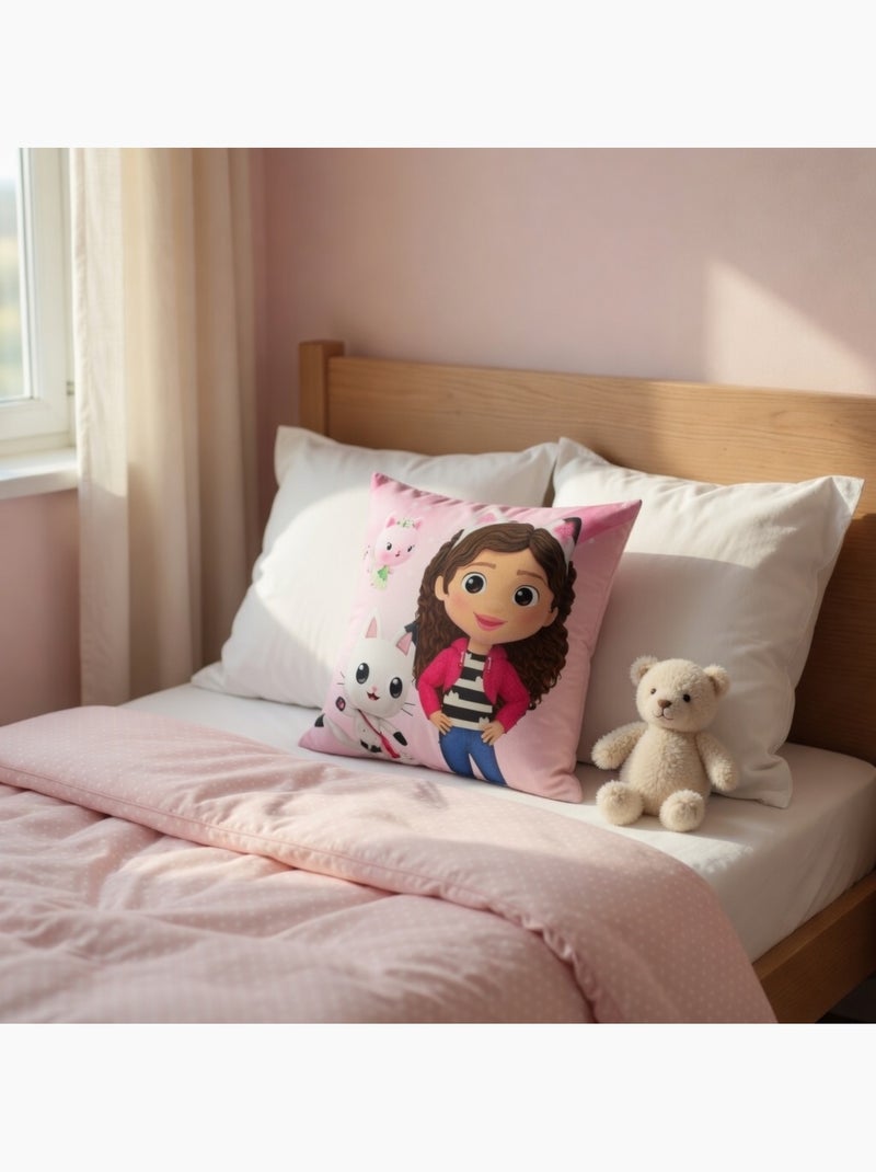 Disney - coussin carré imprimé, décoration de chambre Rose clair - Kiabi