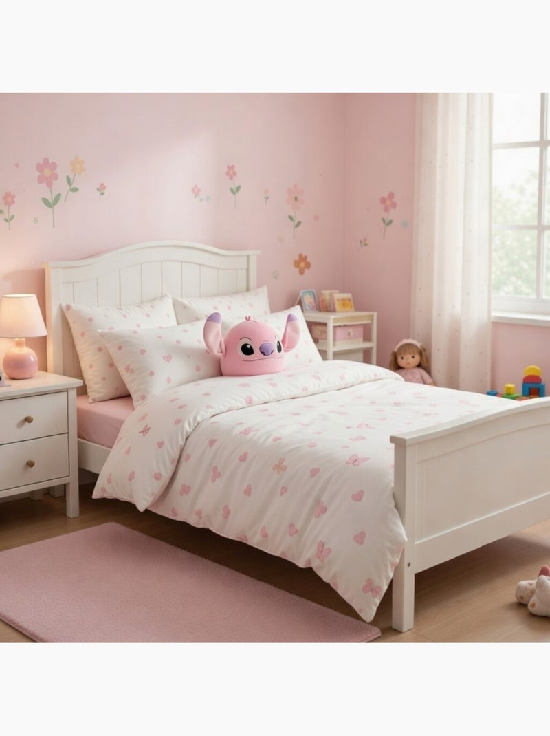 Disney - Coussin en forme de tête avec oreille Rose - Kiabi