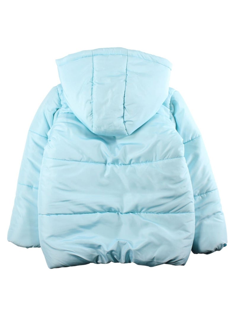 Disney - doudoune à capuche imprimée, fermeture zippée Bleu - Kiabi