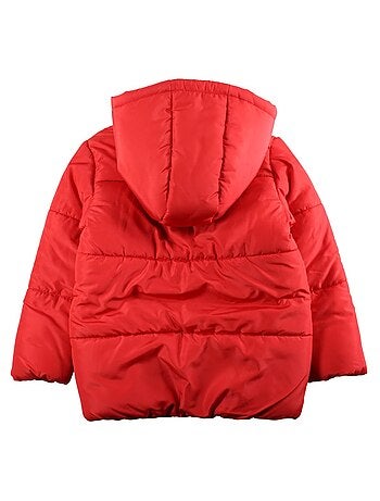 Disney - Doudoune enfant rose à capuche motif personnage