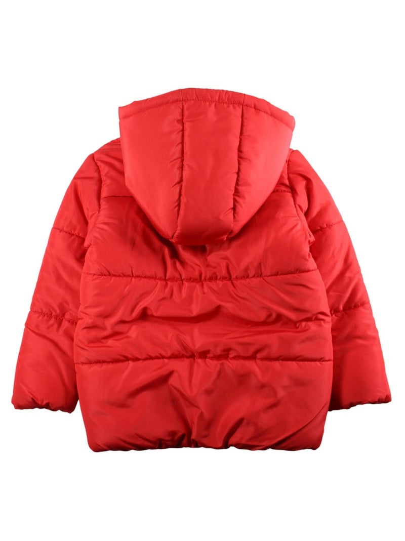 Disney - Doudoune enfant rose à capuche motif personnage Rouge - Kiabi