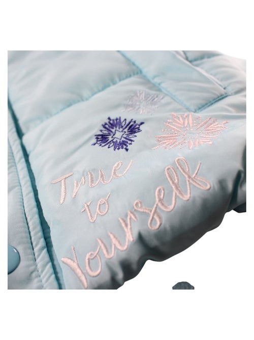 Disney - Doudoune fille fermeture bouton pression avec personnage - Kiabi