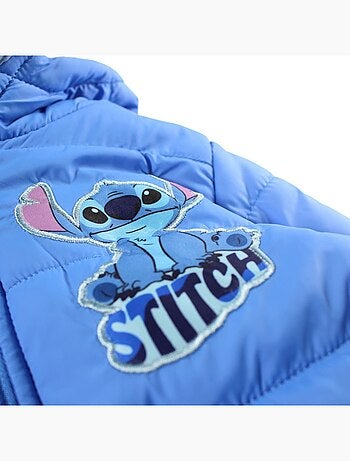 Disney - doudoune matelassée zippée à capuche imprimée