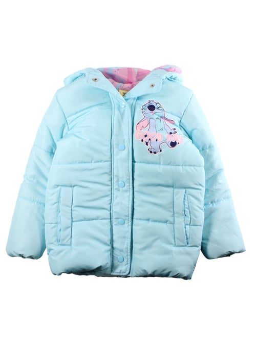 Disney - doudoune matelassée zippée à capuche imprimée - Kiabi