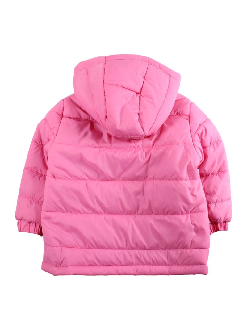Disney - doudoune matelassée zippée à capuche imprimée Rose - Kiabi