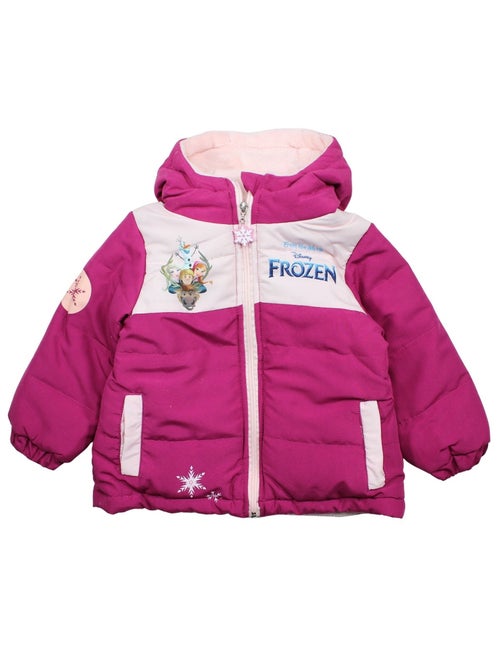 Disney - doudoune zippée à capuche imprimée - Kiabi