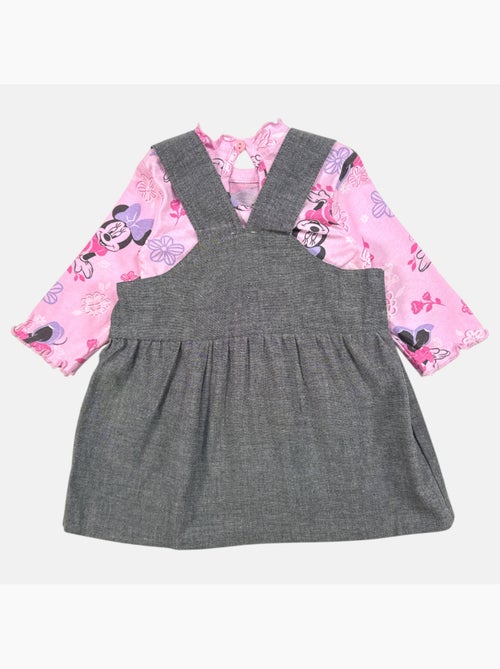 Disney - Ensemble bébé fille 2 pièces robe et t-shirt manches longues imprimé personnage - Kiabi