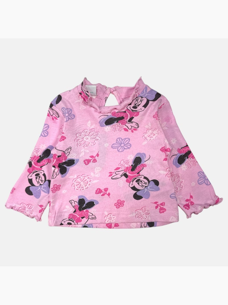 Disney - Ensemble bébé fille 2 pièces robe et t-shirt manches longues imprimé personnage Noir - Kiabi