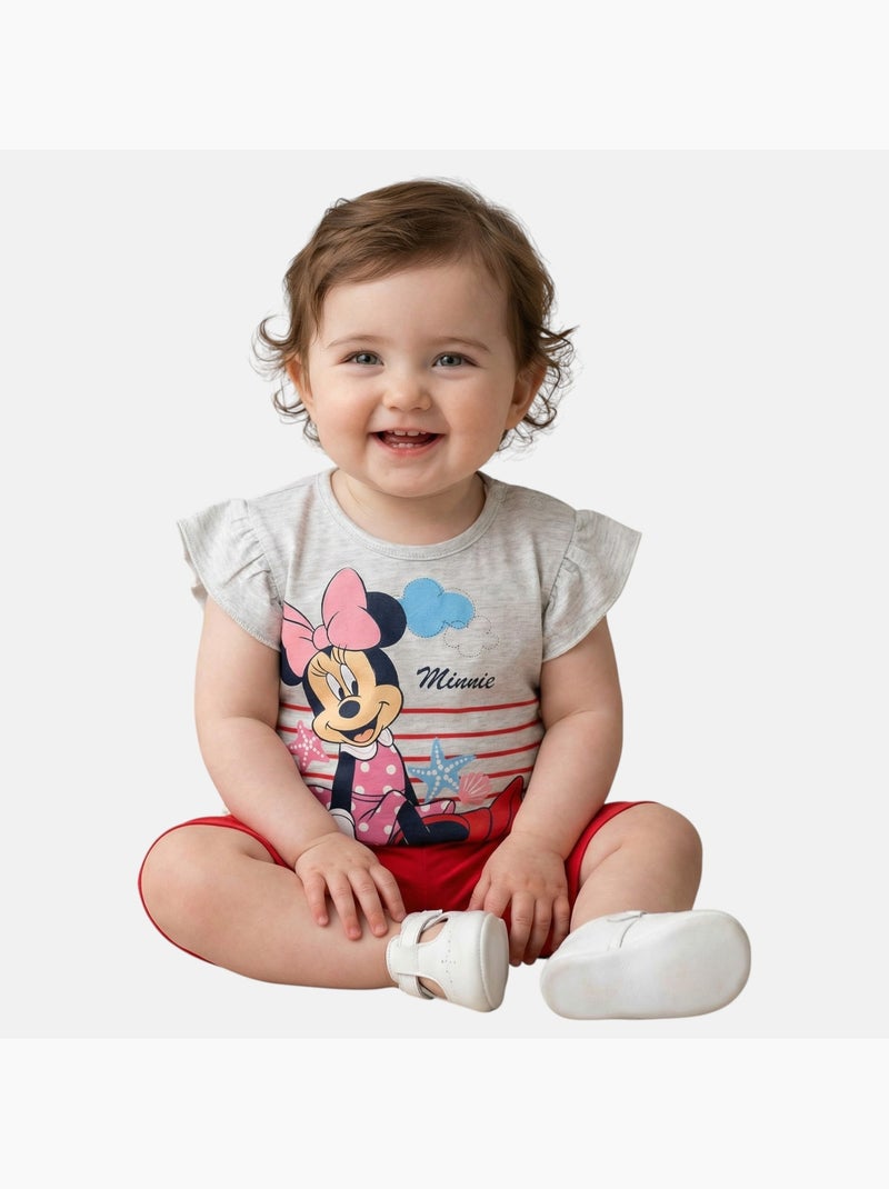 Disney - Ensemble bébé Minnie Rouge - Kiabi