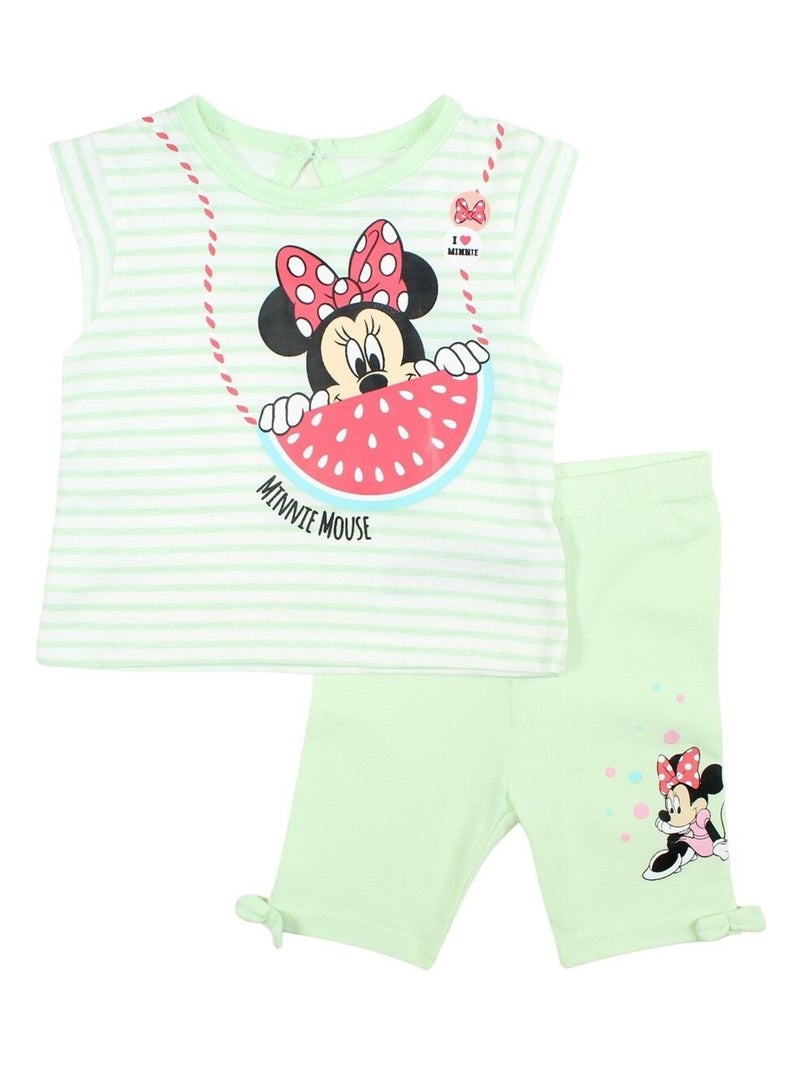 Disney - Ensemble bébé Minnie Vert - Kiabi