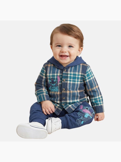 Disney - ensemble chemise à carreaux à capuche et pantalon - Kiabi Disney - ensemble chemise à carreaux à capuche et pantalon - Kiabi