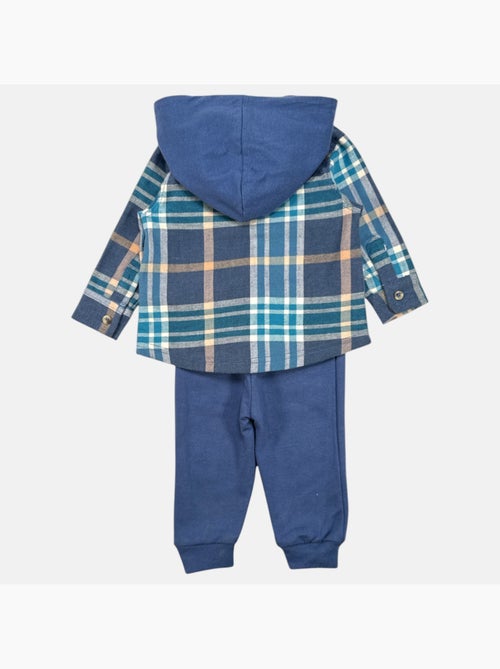 Disney - ensemble chemise à carreaux à capuche et pantalon - Kiabi Disney - ensemble chemise à carreaux à capuche et pantalon - Kiabi