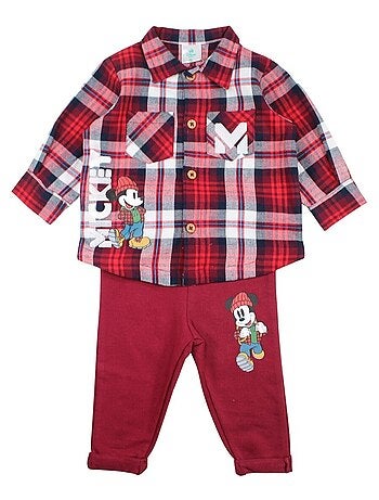 Disney - Ensemble Chemise et Pantalon bébé Garcon Le Roi Lion Rouge