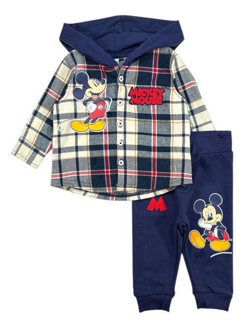 Disney - Ensemble ​​Chemise sweat pantalon Imprimé Mickey - Kiabi