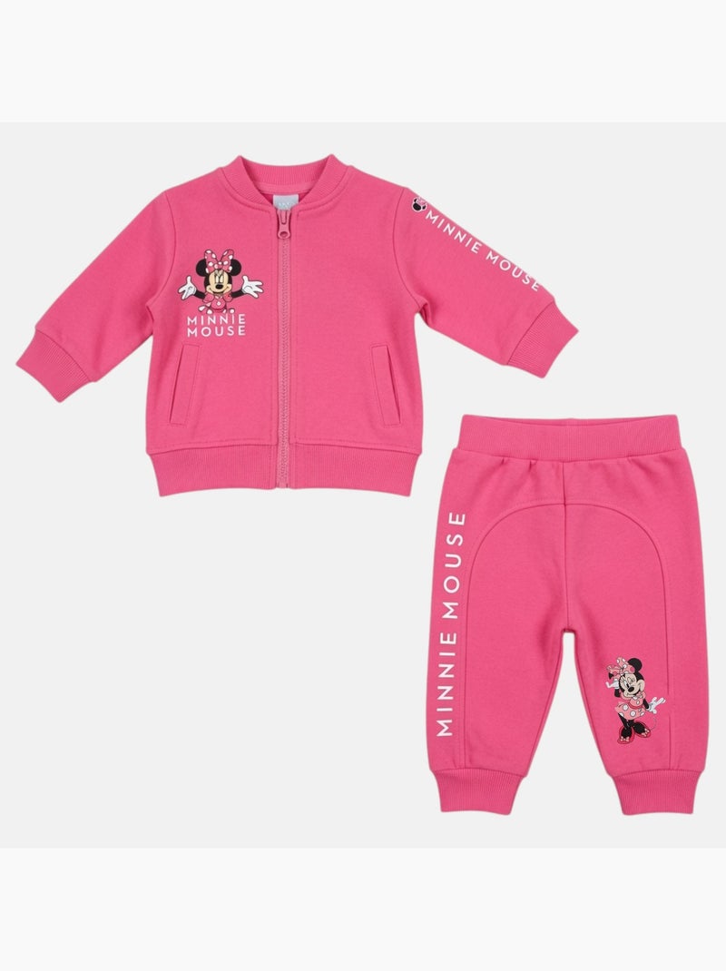 Disney - Ensemble de jogging, veste et pantalon fille Rose - Kiabi