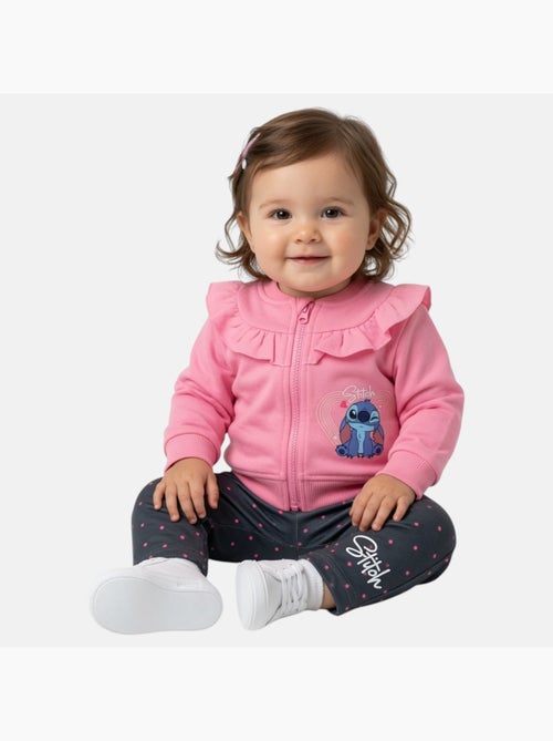 Disney - Ensemble de jogging, veste et pantalon fille - Kiabi Disney - Ensemble de jogging, veste et pantalon fille - Kiabi