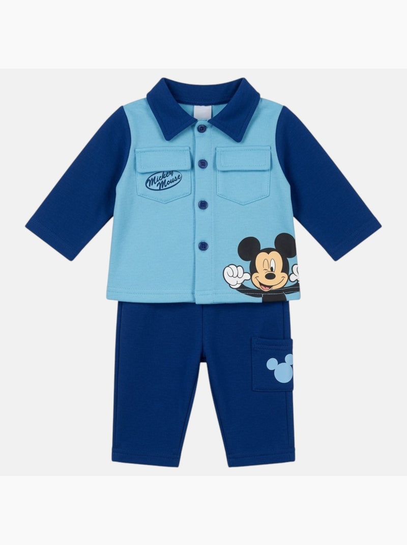 Disney - Ensemble de jogging, veste et pantalon garçon Bleu marine - Kiabi