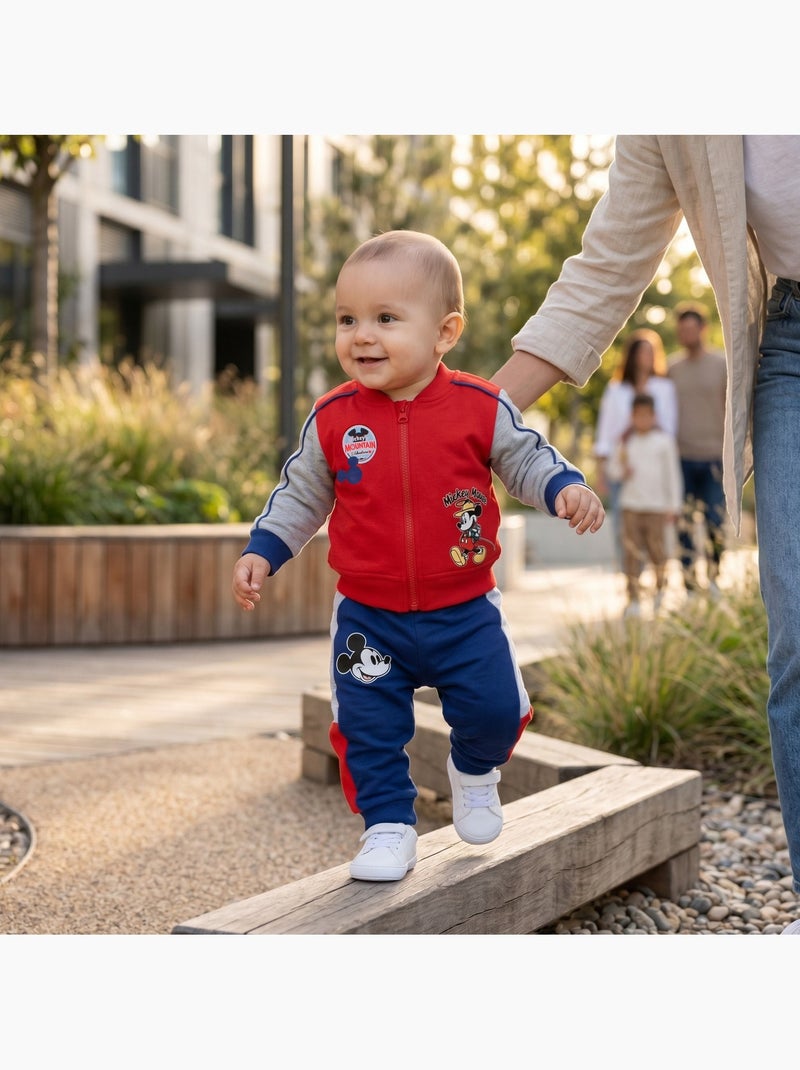 Disney - Ensemble de jogging, veste et pantalon garçon Rouge - Kiabi