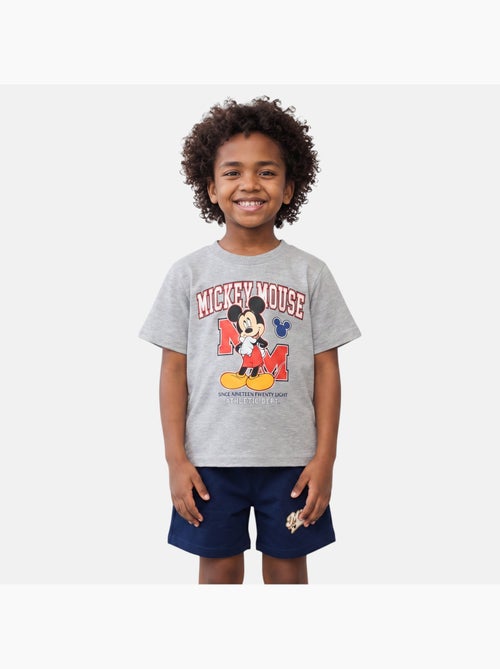 Disney - Ensemble enfant bleu et short rouge - Kiabi