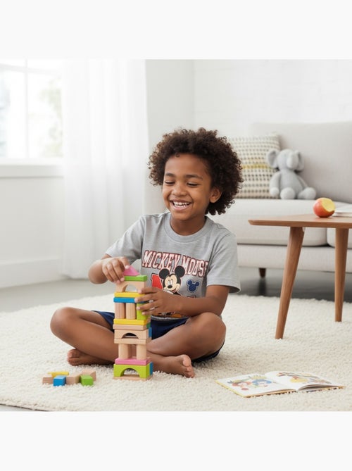 Disney - Ensemble enfant bleu et short rouge - Kiabi