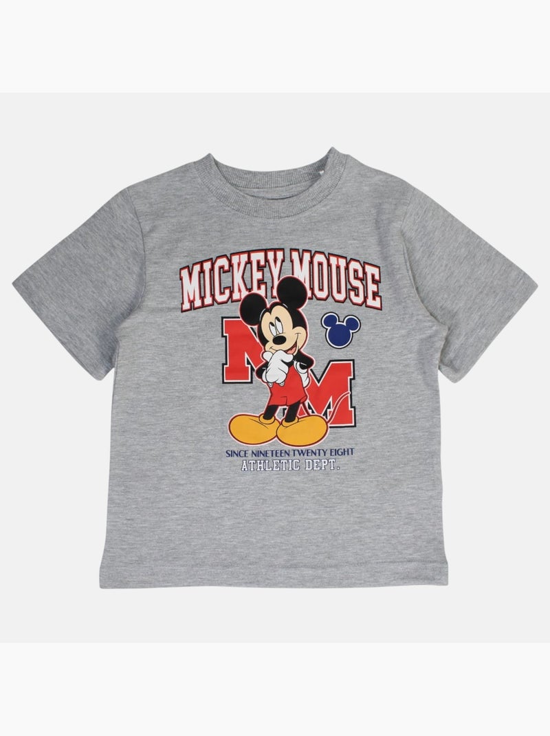 Disney - Ensemble enfant bleu et short rouge Gris - Kiabi