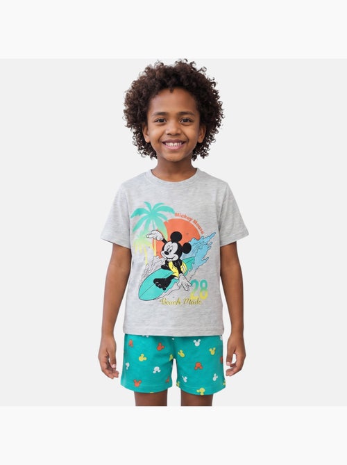 Disney - Ensemble enfant gris et short vert - Kiabi