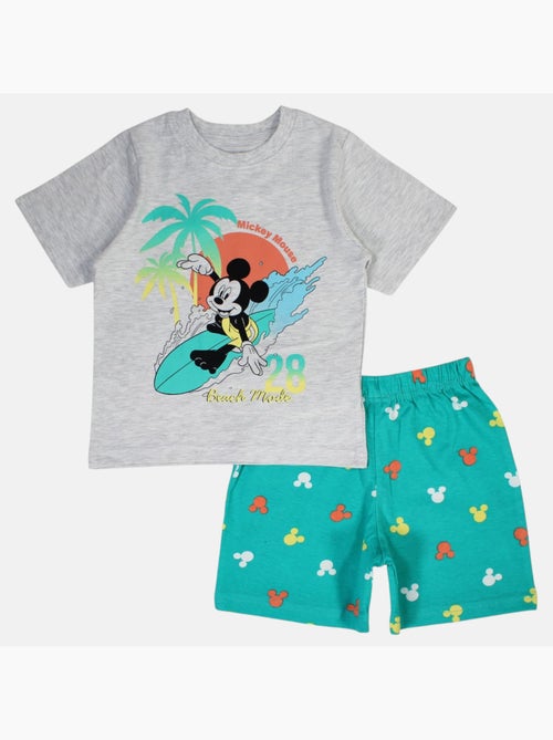 Disney - Ensemble enfant gris et short vert - Kiabi