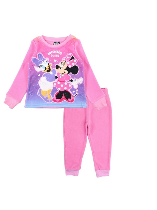Disney - Ensemble enfant rose et pantalon rose motif personnage - Kiabi
