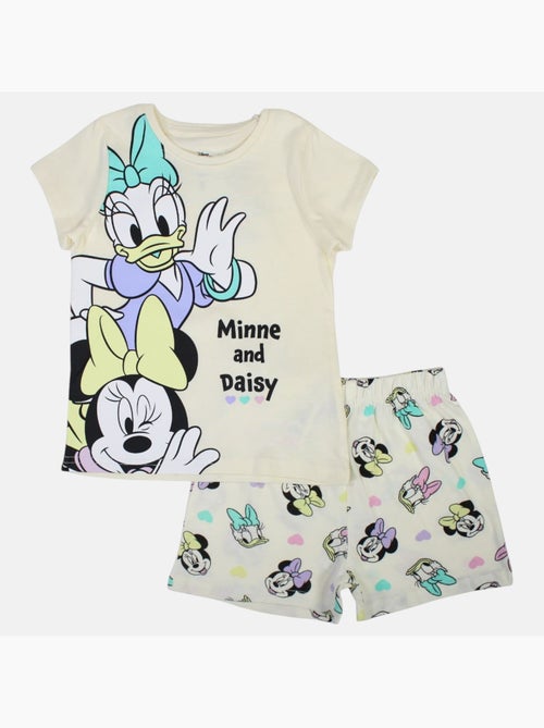 Disney - Ensemble enfant t-shirt blanc et short motif personnage - Kiabi