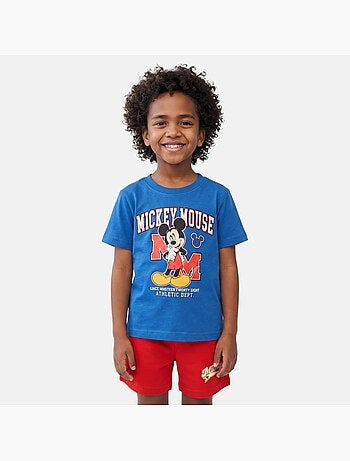 Disney - Ensemble enfant t-shirt gris et short