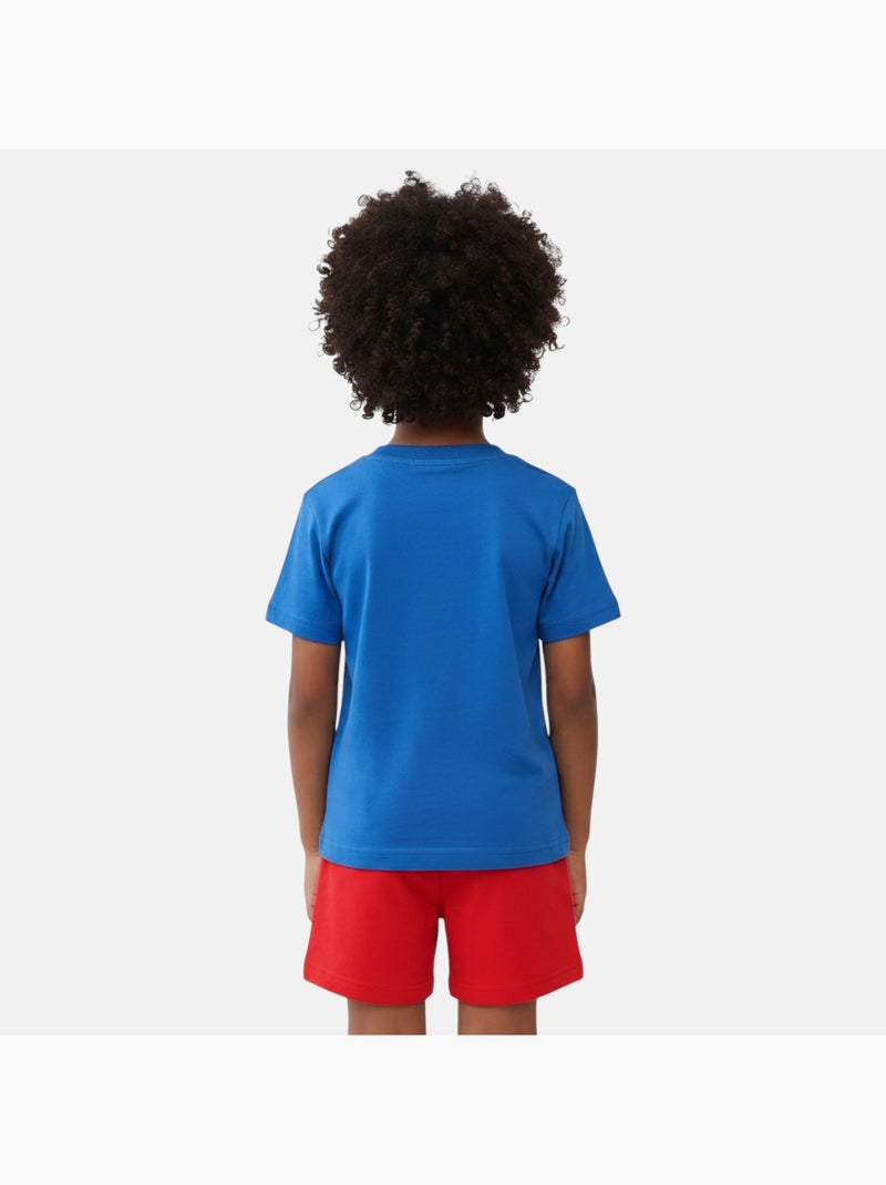 Disney - Ensemble enfant t-shirt gris et short Bleu - Kiabi