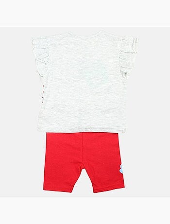 Disney - Ensemble enfant t-shirt + short imprimé personnage dessin animé