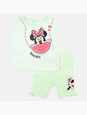 Disney - Ensemble enfant t-shirt + short imprimé personnage dessin animé
