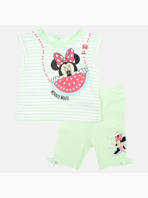 Disney - Ensemble enfant t-shirt + short imprimé personnage dessin animé - Kiabi
