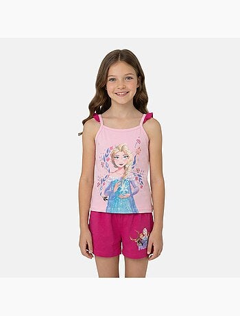 Disney - Ensemble fille T-shirt à bretelles et short
